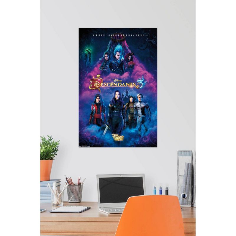 34" x 22" Disney Descendants 3: One Sheet Unframed Wall Poster - Trends International