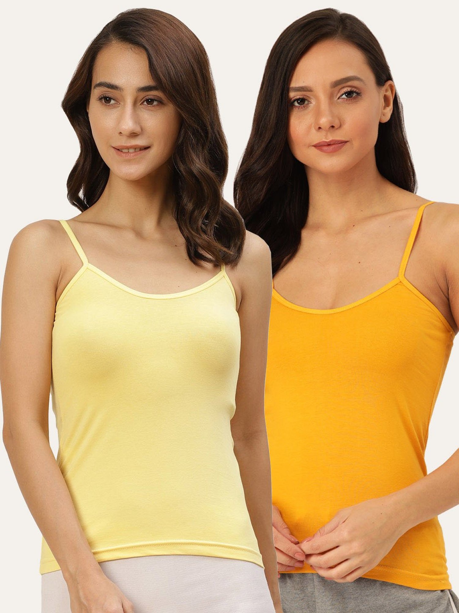 Enamor White Non-Padded Camisole