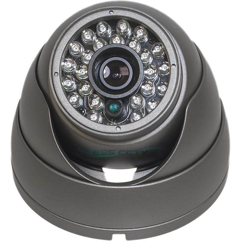XIB-2022-B HD-SDI 1080p EYEBALL Infrared Dome Camera, 1080p 2 MP, 4.3mm, 25 IR LED, ICR, Gray