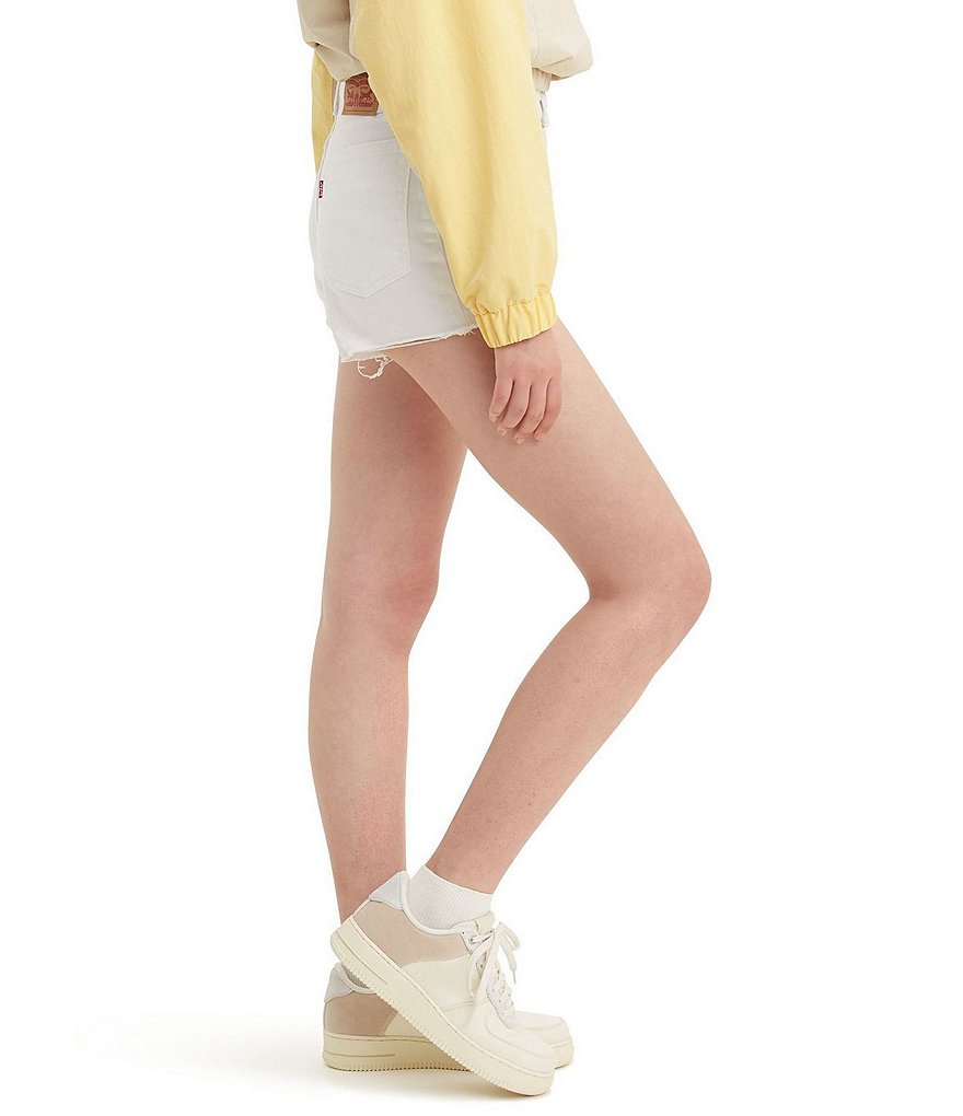 Levi's&reg; High Rise Raw Hem Shorts