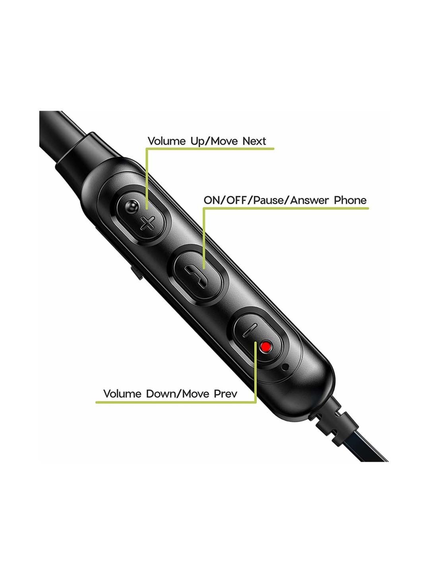 Maxx NX2 Wireless Neckband with Rapid Charge (Black)