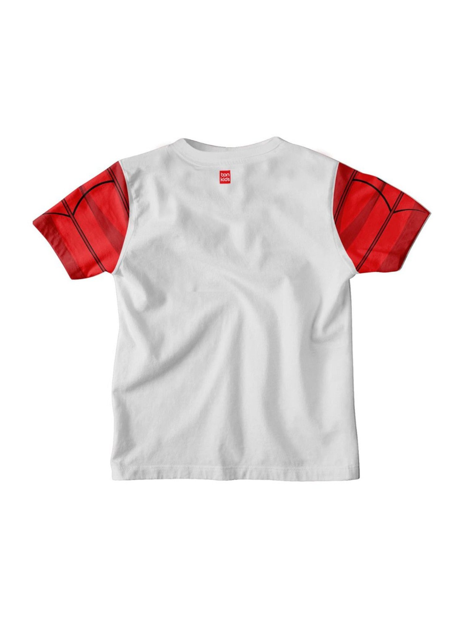 Bonkids Kids Multicolor Cotton Printed Spiderman T-Shirt