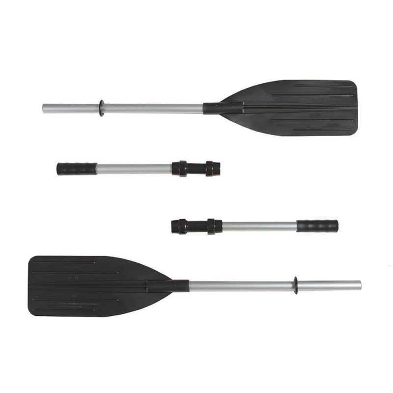 Intex Explorer 200 Inflatable 2 Person River Boat Raft Set with 2 Oars & Pump