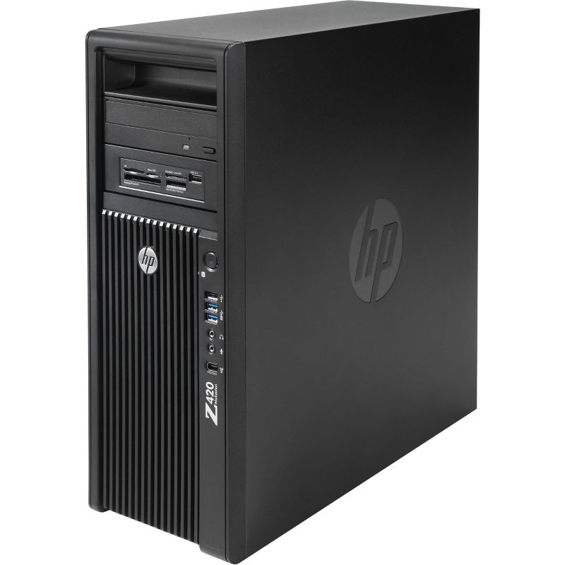 HP Z420 Workstation MT Intel XEON 3.5 GHz 4GB Ram 500GB W10P - Manufacturer Refurbished