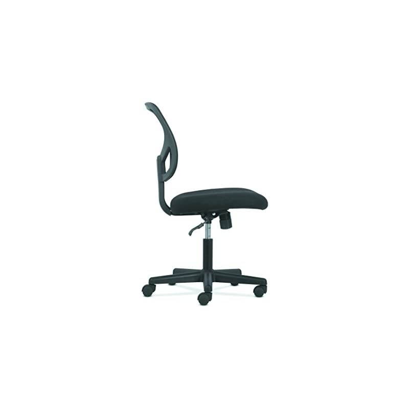 Vibrant Black and Chrome Swivel Task Office Chair with Tractor Seat