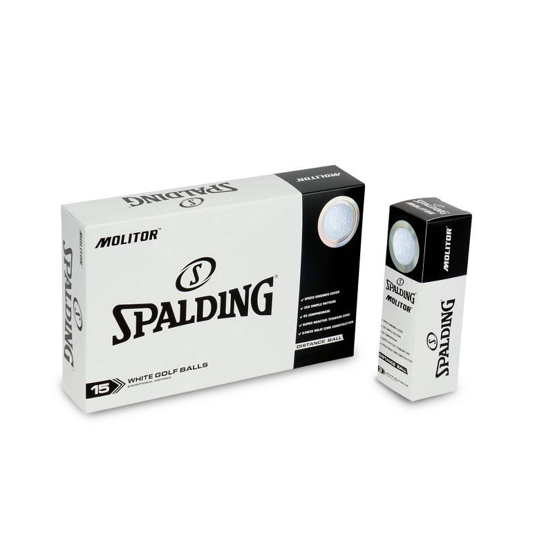 Spalding Molitor Golf Balls 30pc - White