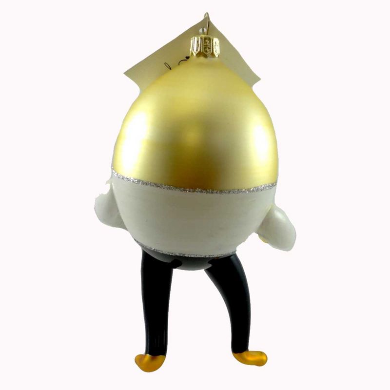 Laved Italian Ornaments New Years Egg Champange Bottle Tux  -  Tree Ornaments