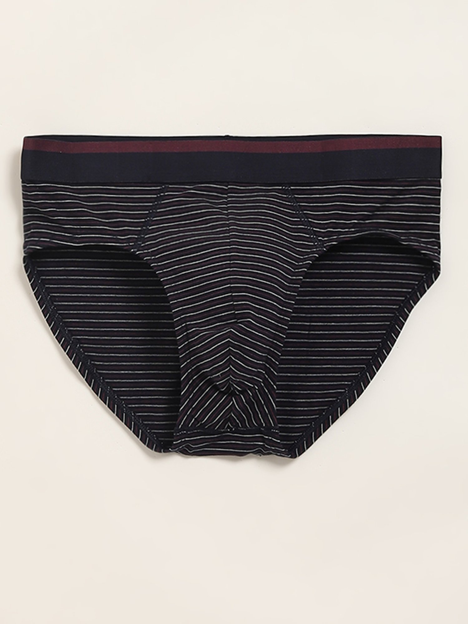 WES Lounge by Westside Wine Printed Relaxed Fit Briefs - Pack of 3