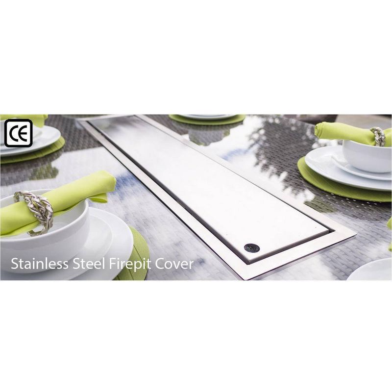 7pc Classic Outdoor Patio Dining Set Gray Wash - Saracina Home