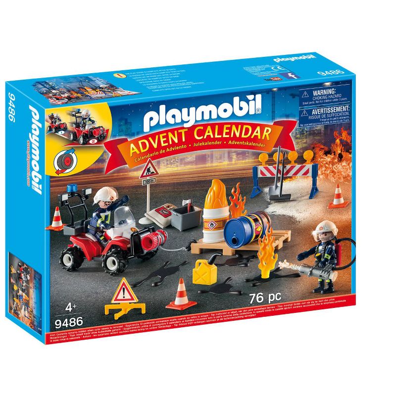 PLAYMOBIL Advent Calendar - Construction Site Fire Rescue