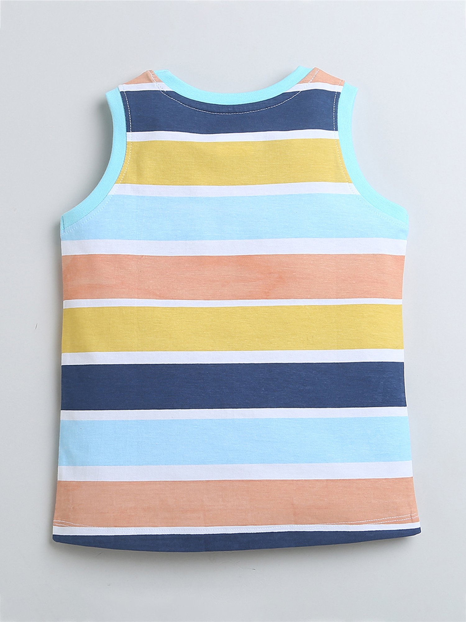 Bumzee Kids Multicolor Striped T-Shirt