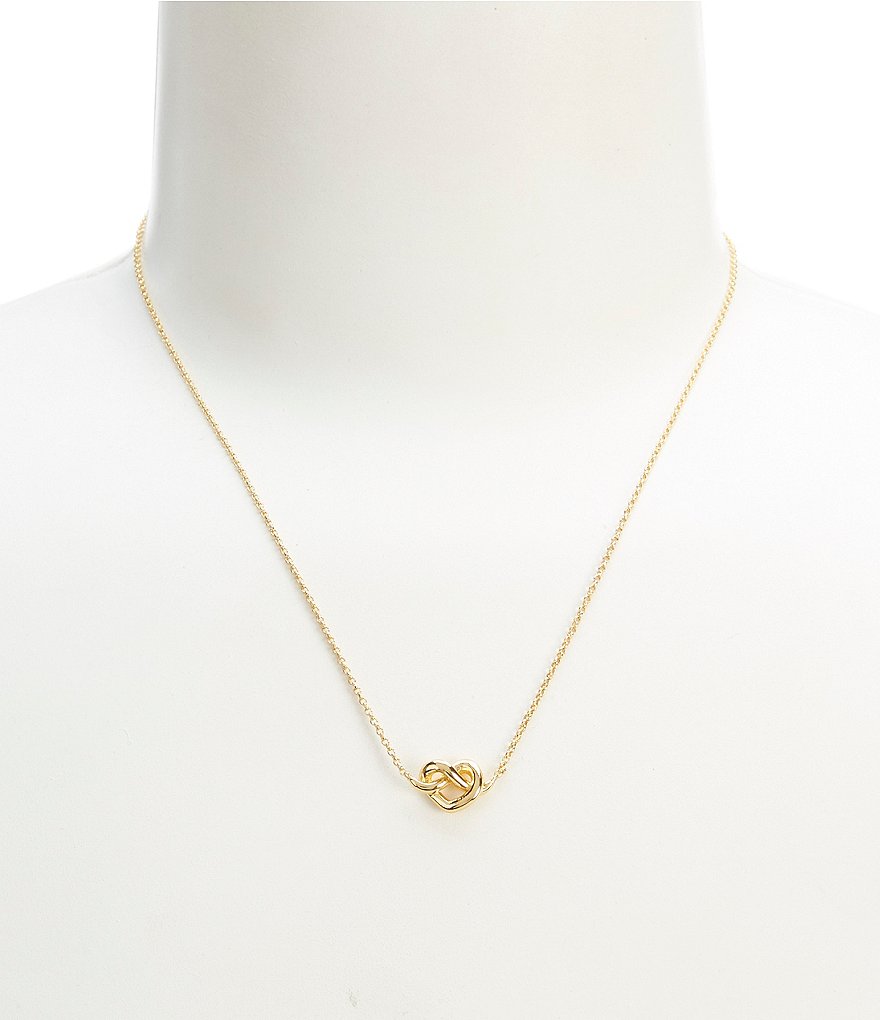 kate spade new york Love Me Knot Mini Pendant Necklace