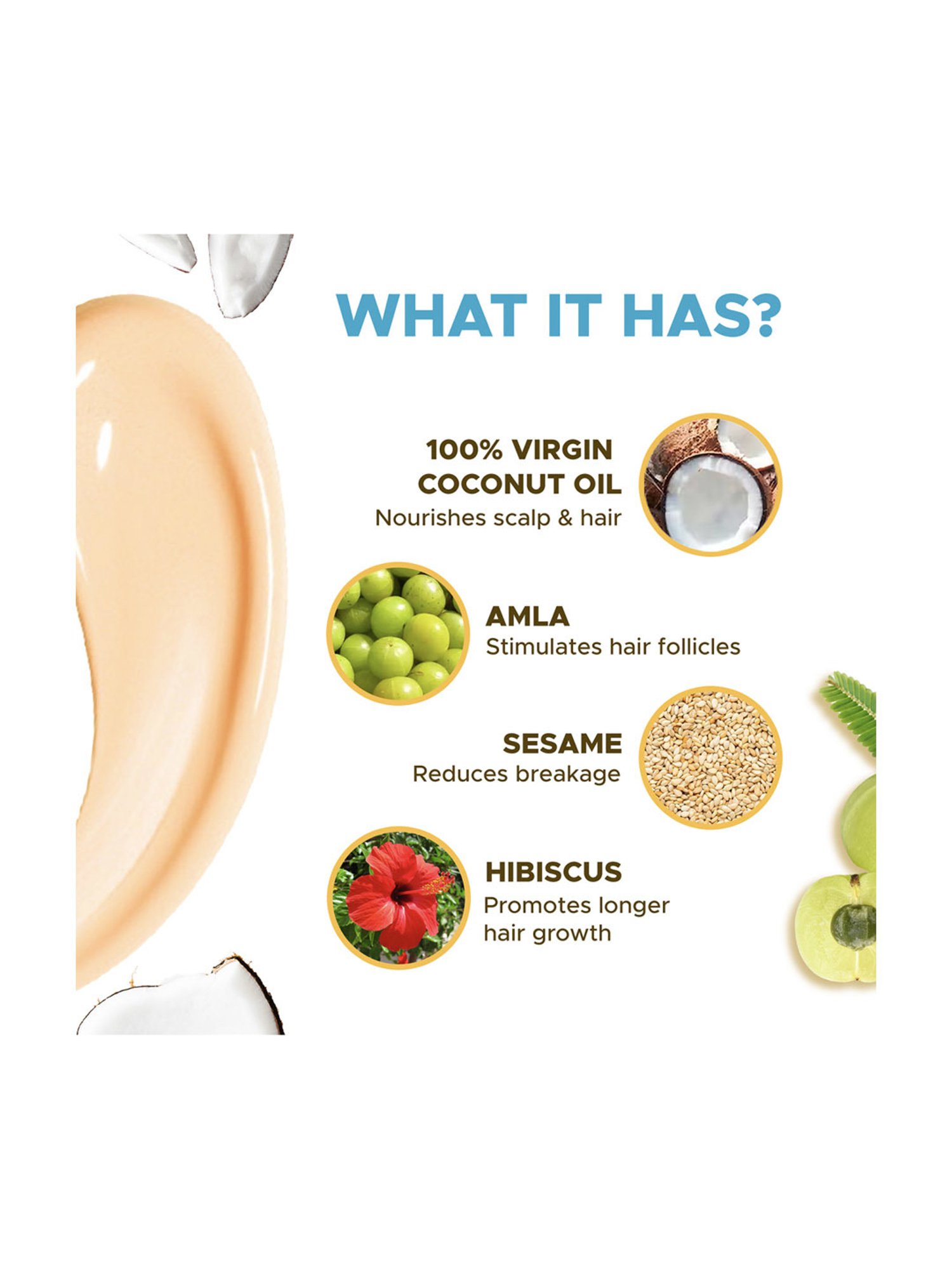 Coco Soul Conditioner for Long, Strong & Black Hair with Ayurvedic Medicine - 200 ml