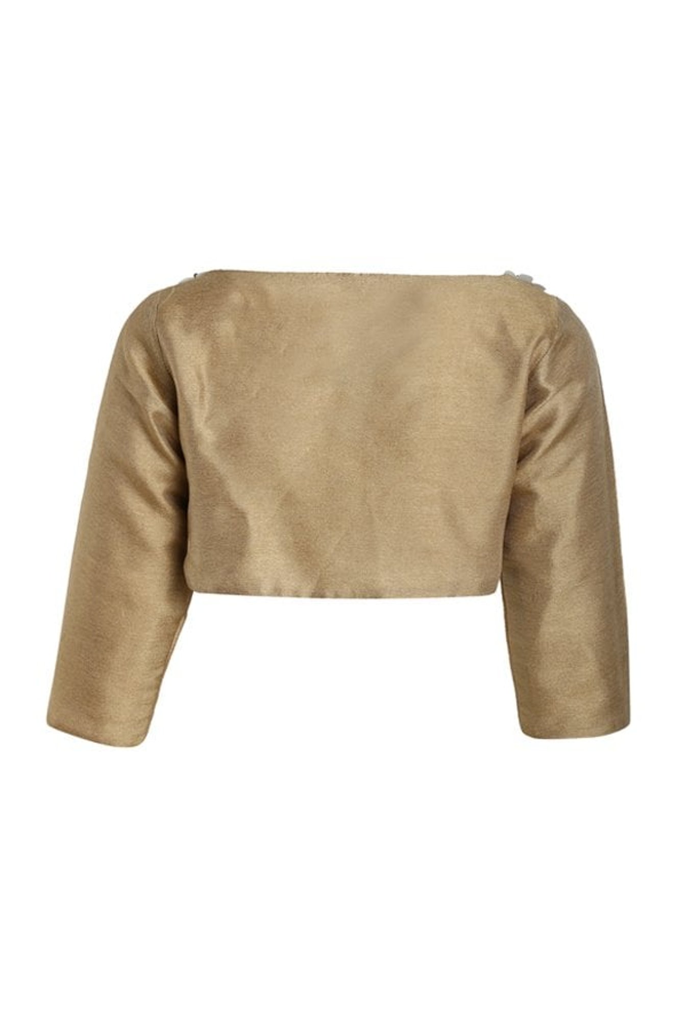 A Little Fable Kids Gold Embellished Shrug