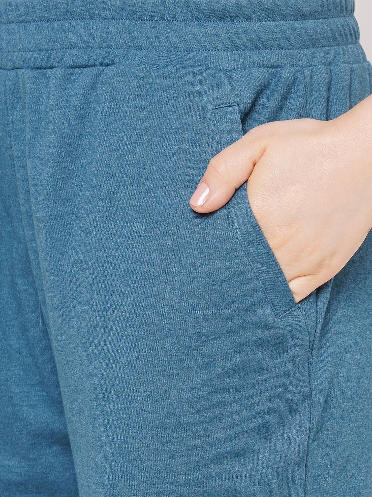 Mystere Paris Blue Graphic Print Joggers