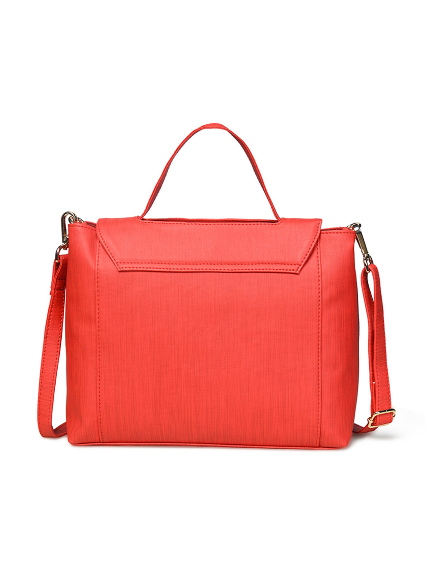 PELLE LUXUR Cherry Red Medium Cross Body Bag