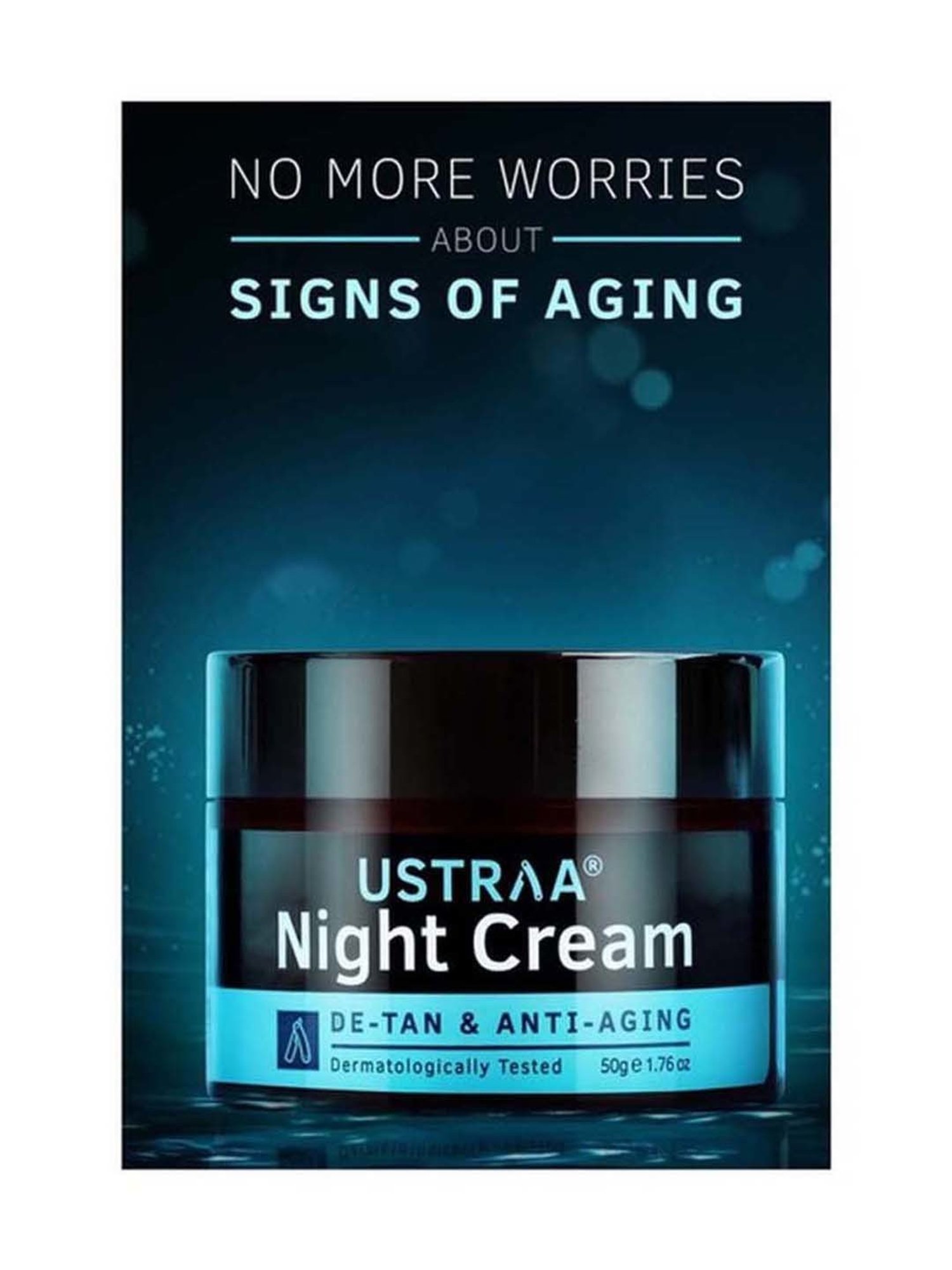 Ustraa De-Tan & Anti-Ageing Night Cream (Pack of 2)