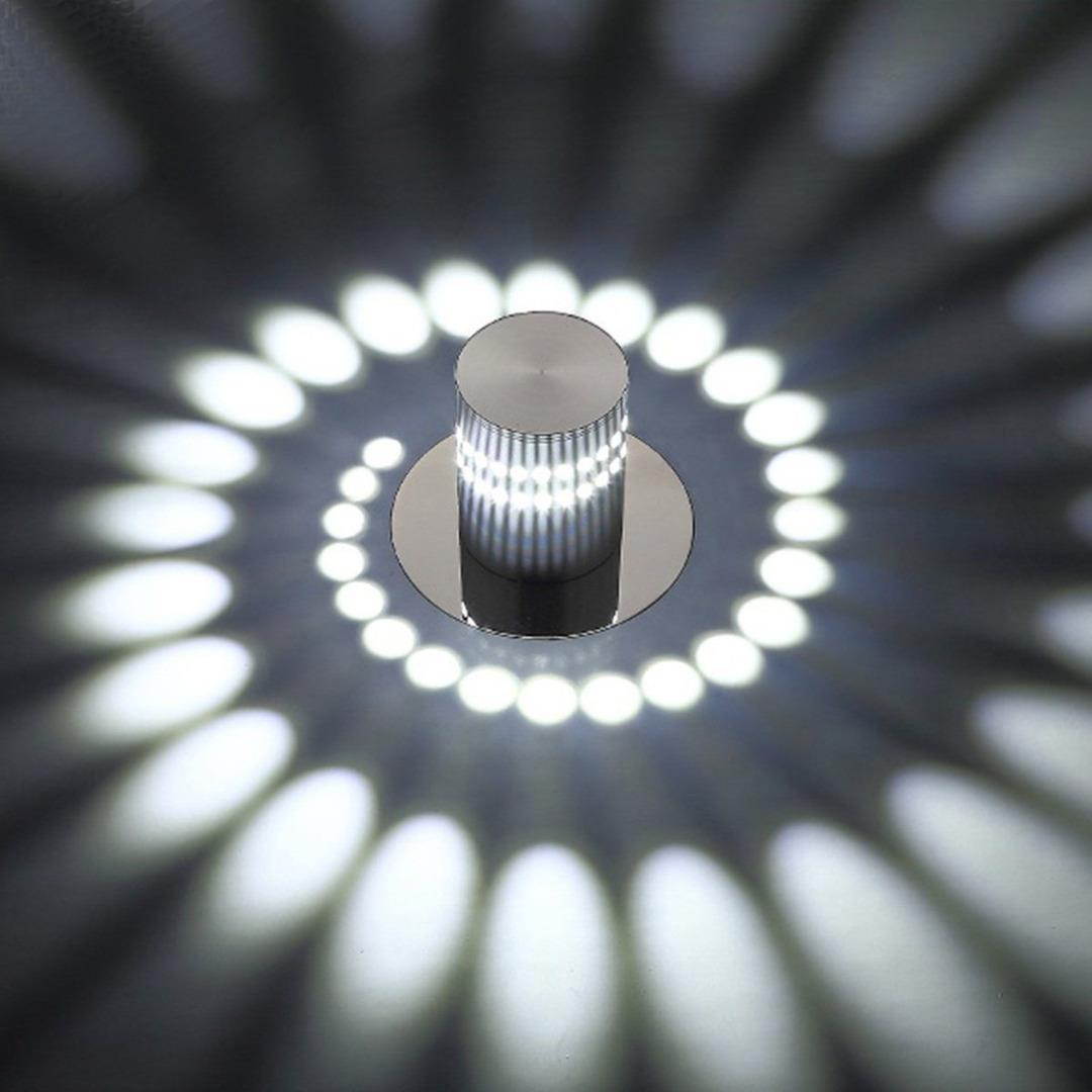 1pc 3W Creative Wall Lamps Indoor Modern LED Light Living Room Bedroom Lamp for Home Party Fixtures Lighting 3 Colors