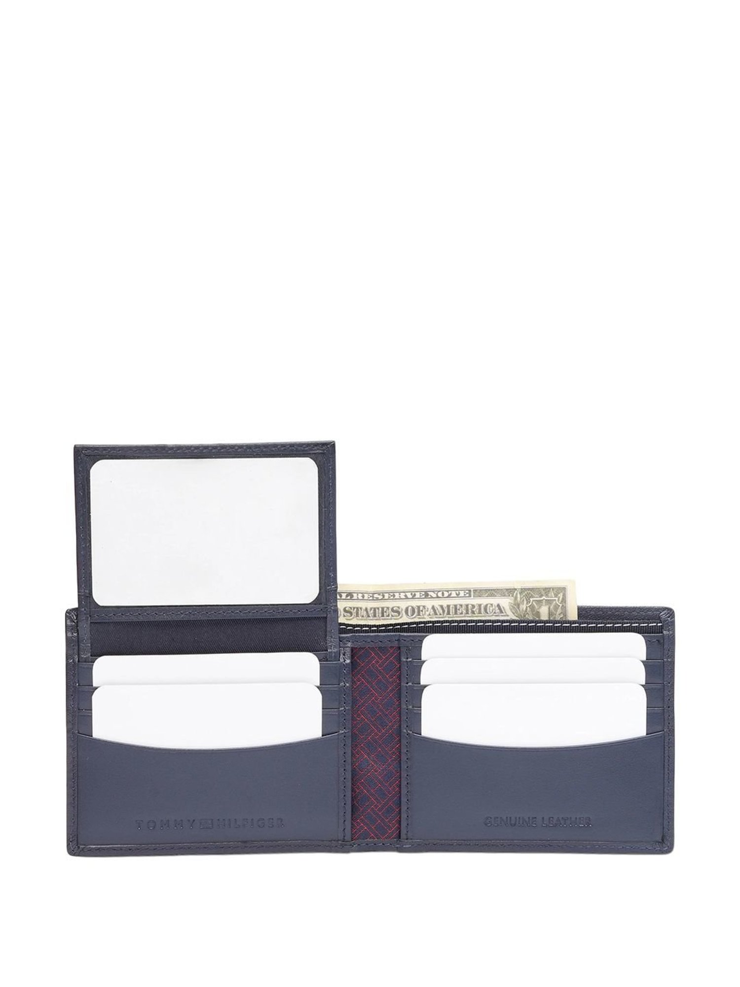 THE HOLISTIK Revival Black & Maroon Casual Leather Bi-Fold Wallet for Men