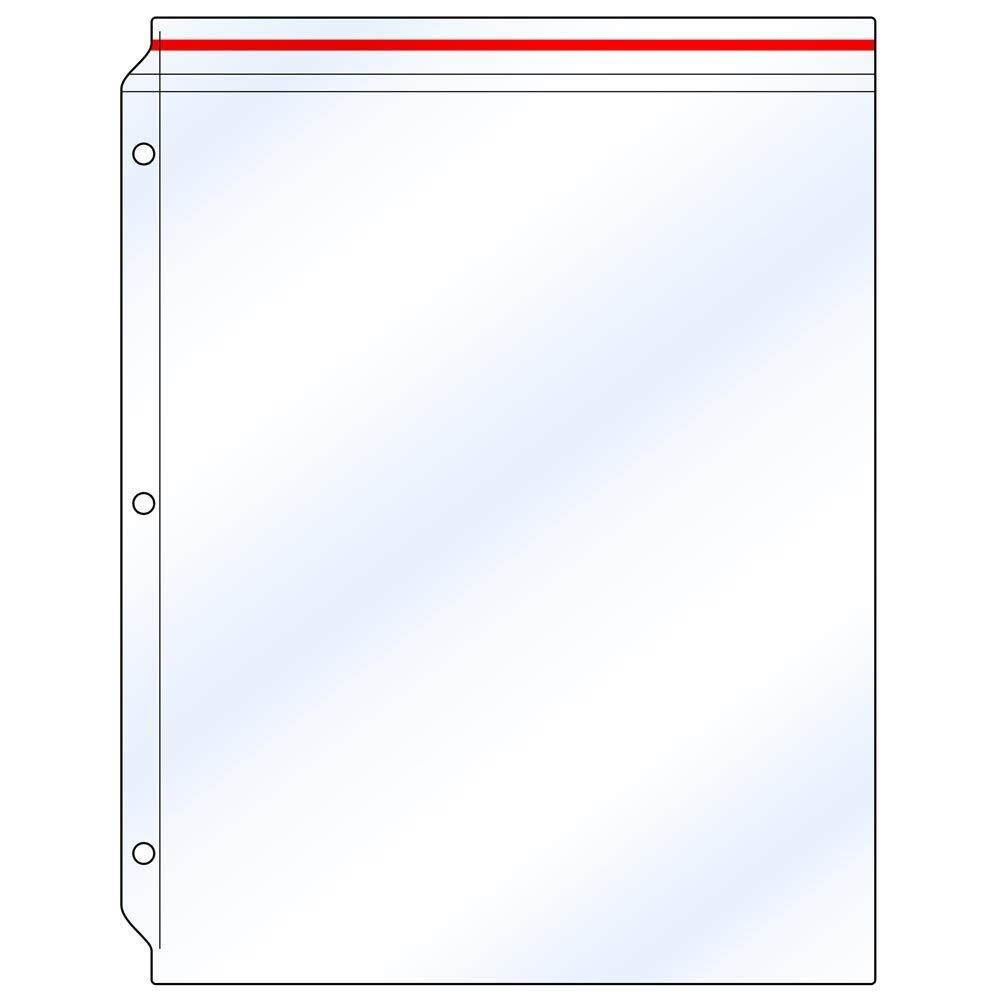 StoreSMART - Supply Zipper Case for 3-Ring Binders - 25-Pack - Vinyl Plastic - VH309-25