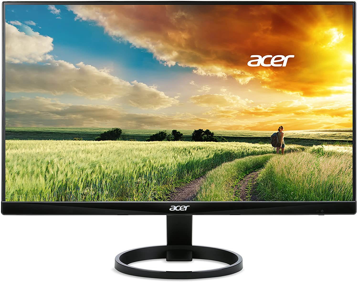 23.8-Inch IPS HDMI DVI VGA (1920 x 1080) Widescreen Monitor,Black