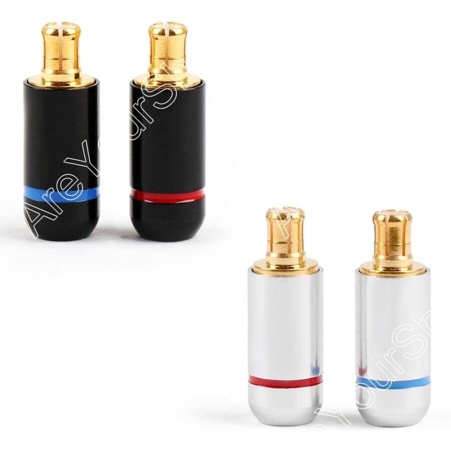2Pair Audio Headphone Adapter For Audio ATH-CKS1100 LS400 LS300 E40 E50 Blk Clr