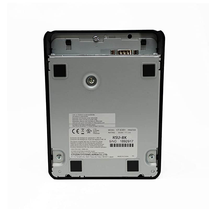 Thermal Receipt Printer USB Serial Auto-Cutter Prints at 250 mm/s, White