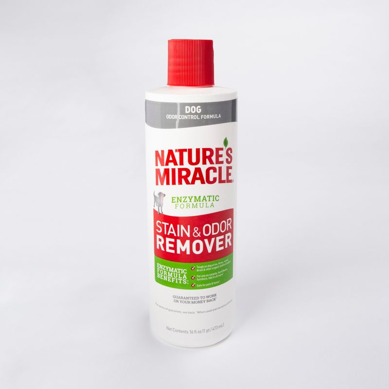 Nature's Miracle Pour Pet Stain and Odor Remover Enzymatic Formula 16 Oz
