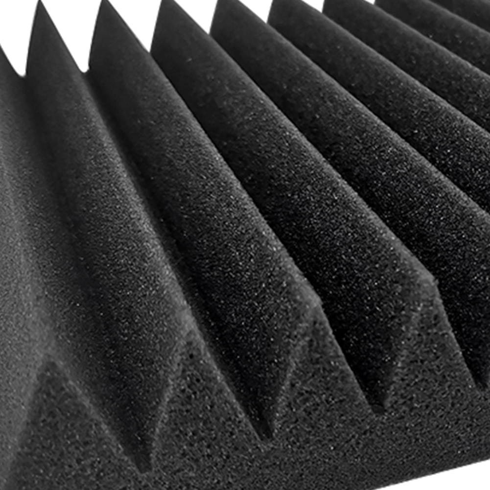 12 PACK 12"X12"X1" Acoustic Foam Panel Wedge Studio Soundproofing Wall Tiles