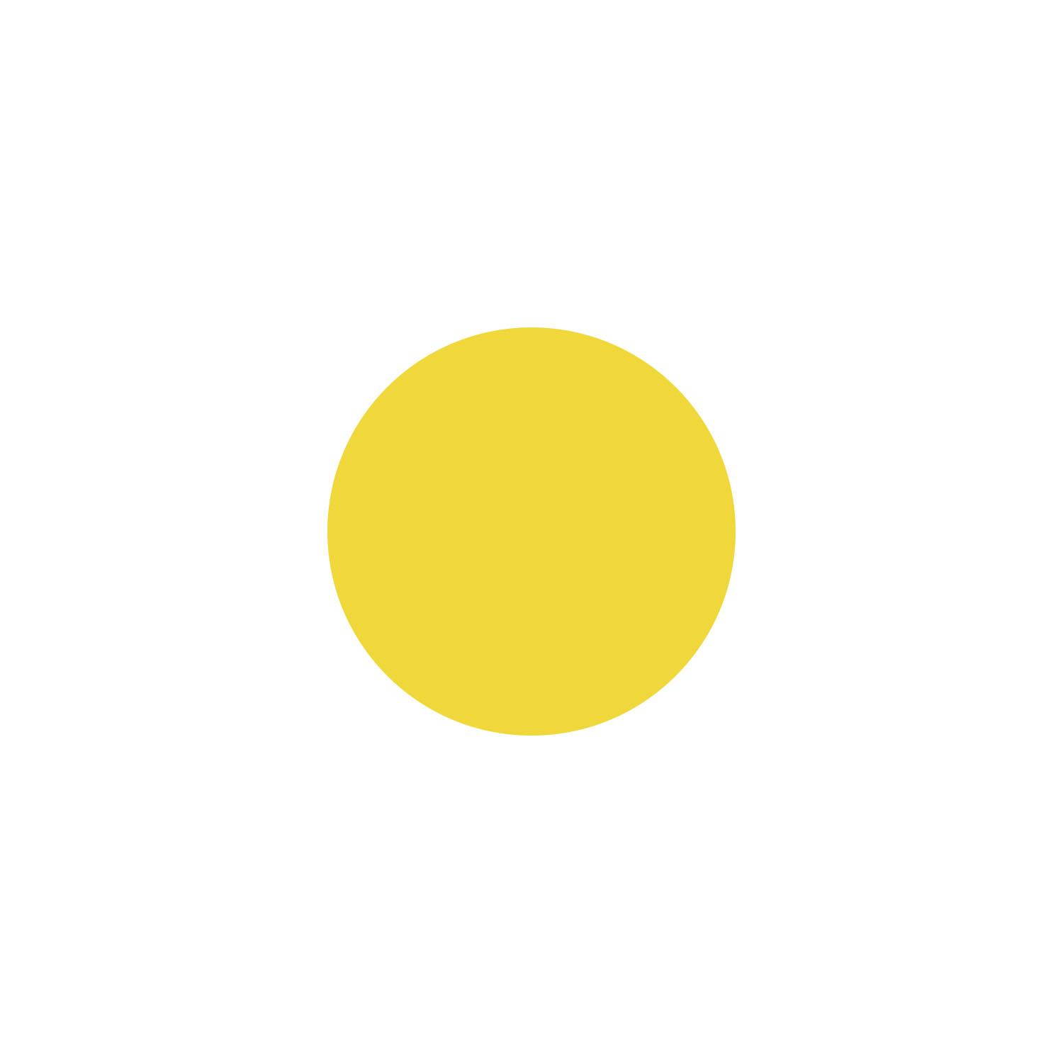 LiteMark 2 Inch Orange Dot Decals - Pack of 80