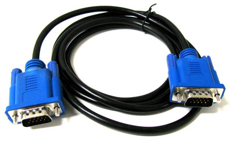 5FT SVGA VGA M/M LCD LED Monitor BLUE VGA Cable Male to Male