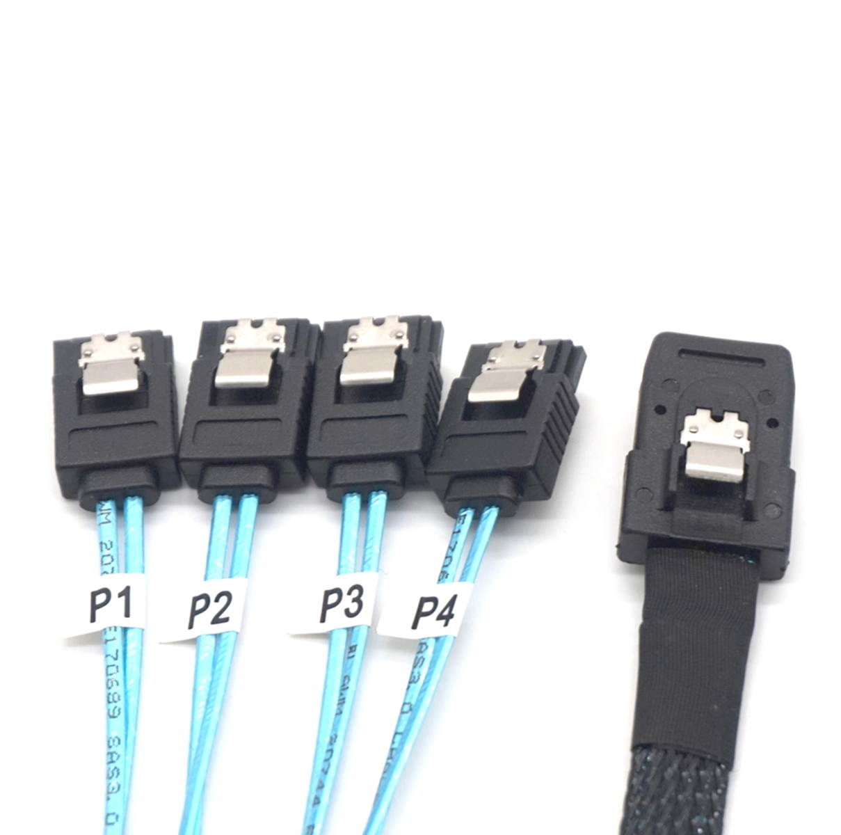 Weastlinks SAS SATA Cable Mini-SAS SFF-8087 to 4 SATA Cable Mini SAS 4i SFF8087 36P To 4 SATA 7P Cable