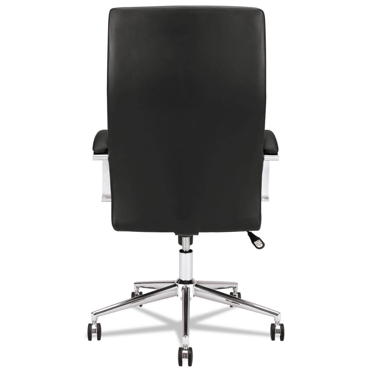 Basyx VL105 Series Executive High-Back Chair Black Leather VL105SB11