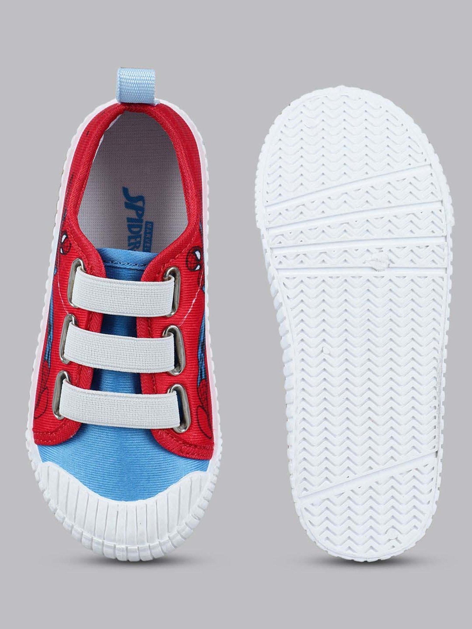 Kidsville Boys Red & Blue Casual Wear Shoe