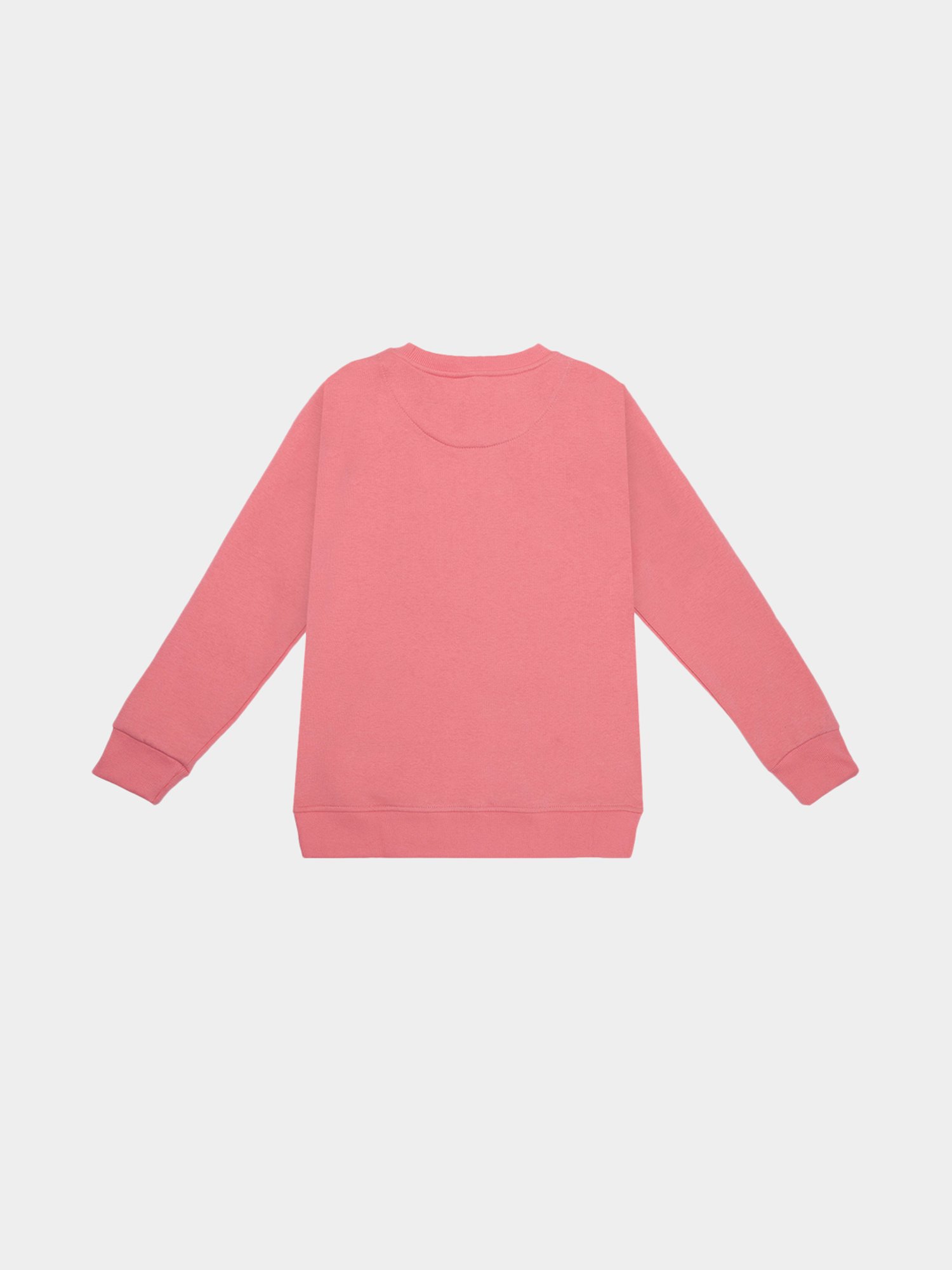 Bodycare Girls Pink Printed Full Sleeves Sweatshirt