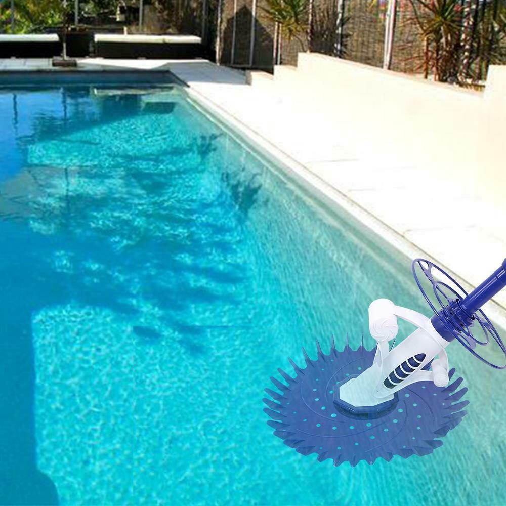 Automc Swimming Pool Vacuum Cleaner Hover Climb Wall w/ Hose In Ground