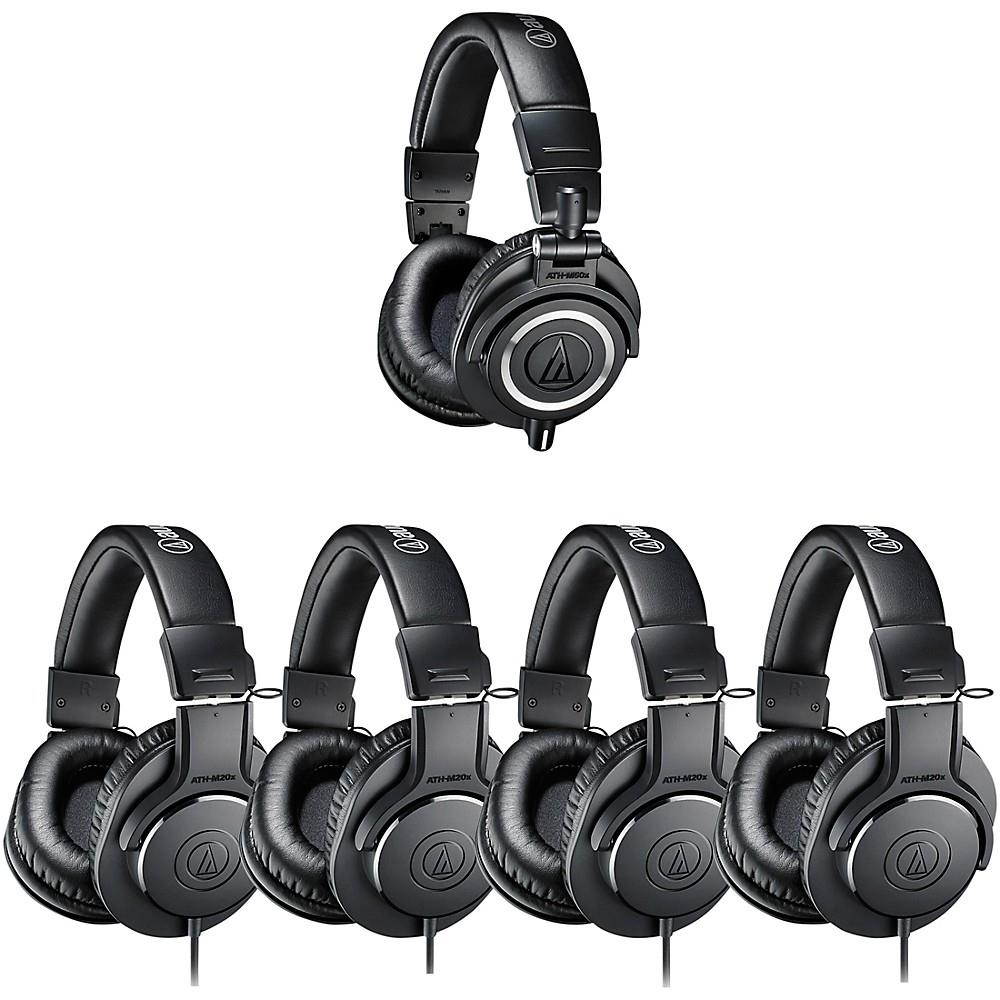 Audio-Technica ATH-PACK5 Professional Headphones Studio Pack Black