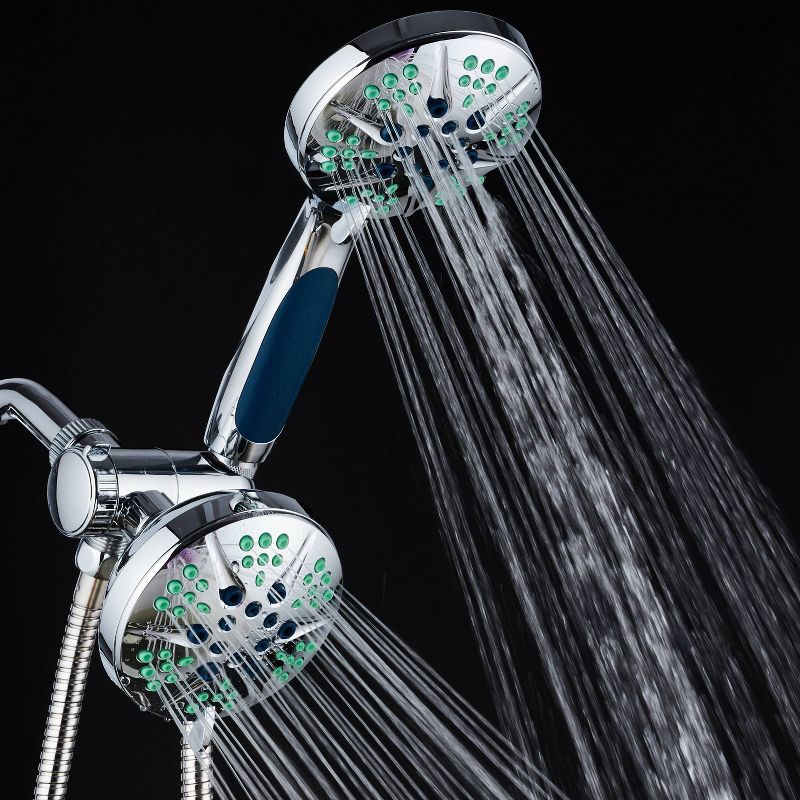 48 Setting High Pressure Ultra Luxury Three-Way Shower Head Combo Chrome - Hotelspa Notilus