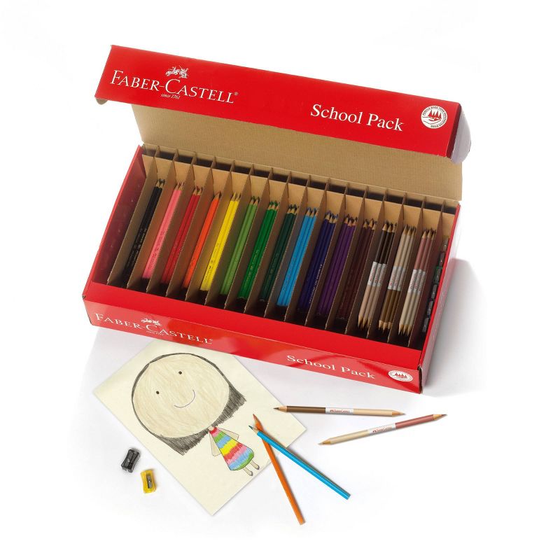 312pc World Colors School Pack Colored Pencils with Sharpeners - Faber-Castell