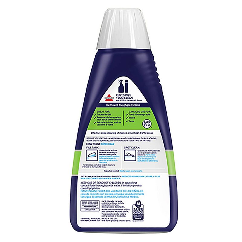 BISSELL 2X Pet Stain & Odor 32oz. Portable Spot & Stain Cleaner Formula - 74R7