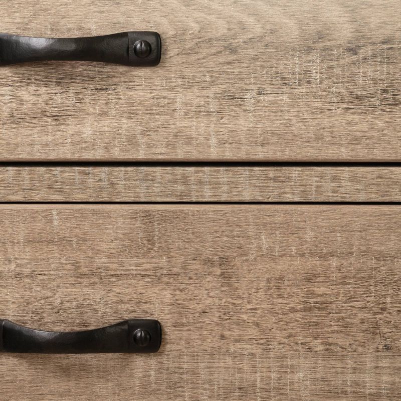 Hankel 4 Drawer Chest Storage Unit Weathered Oak - South Shore