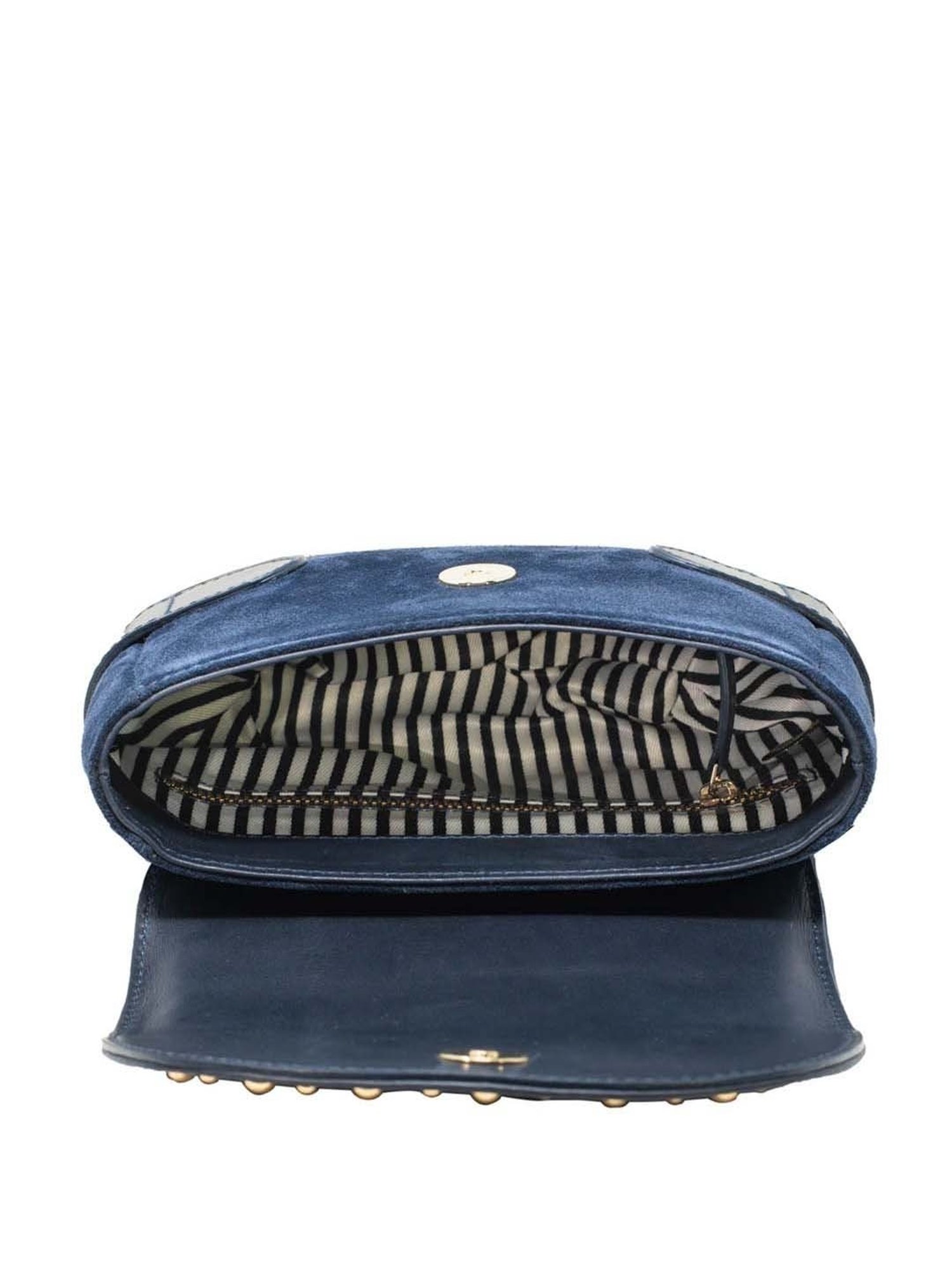 Tohl Blue Solid Waist Pouch for Women