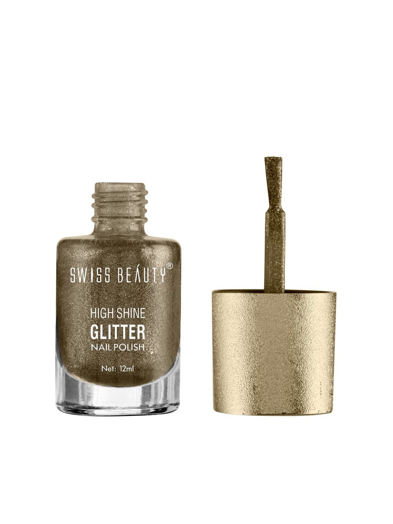 SWISS BEAUTY High Shine Glitter Nail Polish 11 - 12 ml