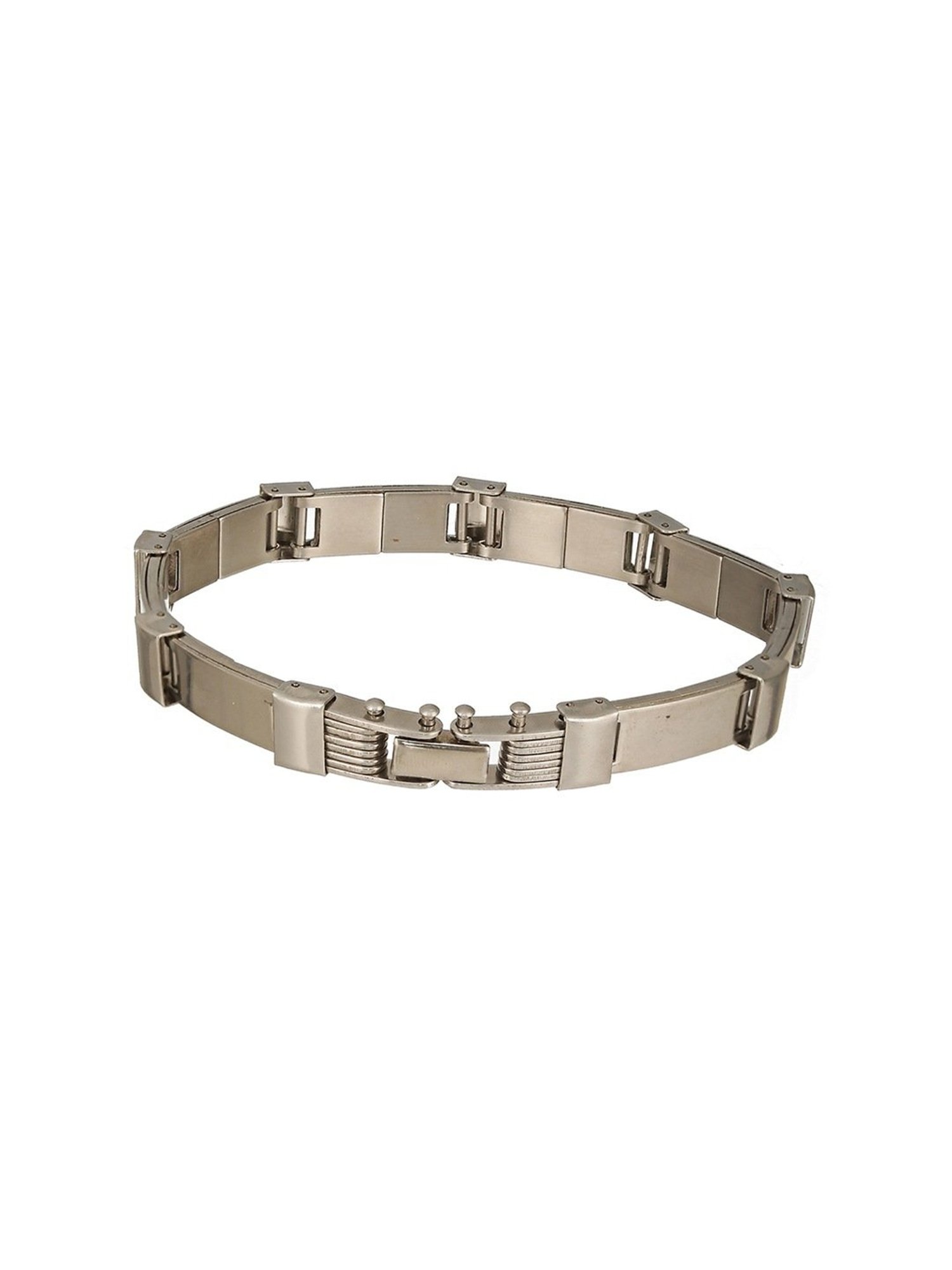 Aatmana Men Silver-Plated Link Bracelet