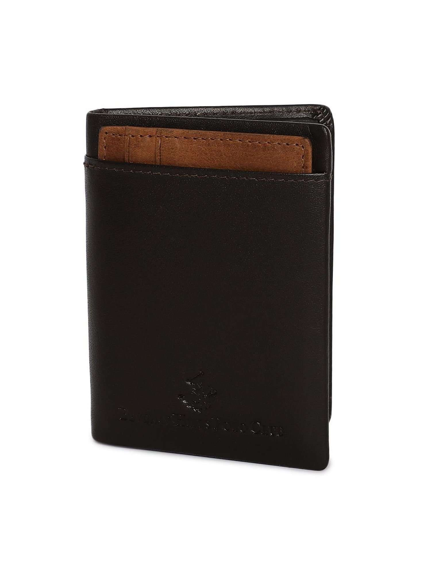 Beverly Hills Polo Club Brown Bi-Fold Wallet for Men