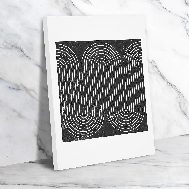 Americanflat Rainbow Woodblock by Roseanne Kenny Wall Art Canvas - 11" x 14"