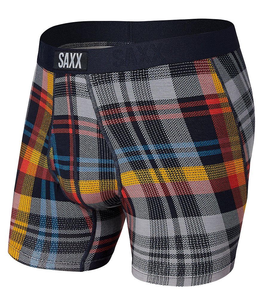 SAXX Ultra Fall Plaid Boxer Briefs