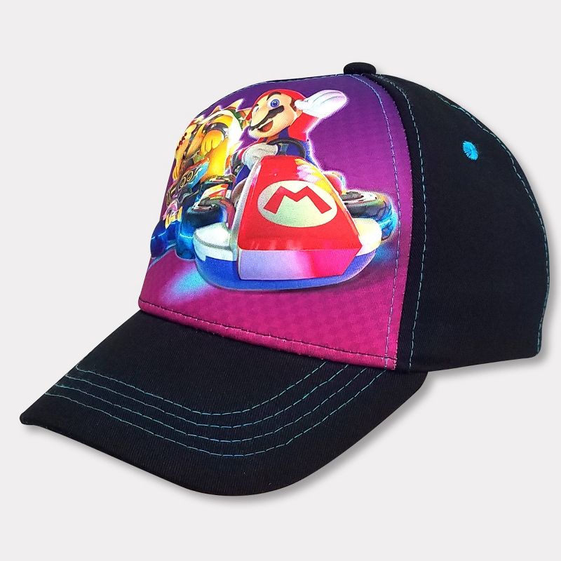 Boys' NASA Flat Brim Baseball Hat - Black