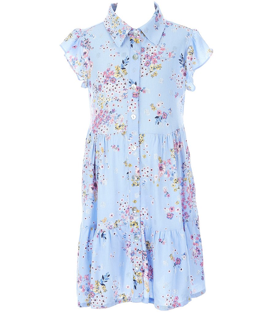 Polo Ralph Lauren Big Girls 7-16 Ombre Large Pony T-Shirt Dress