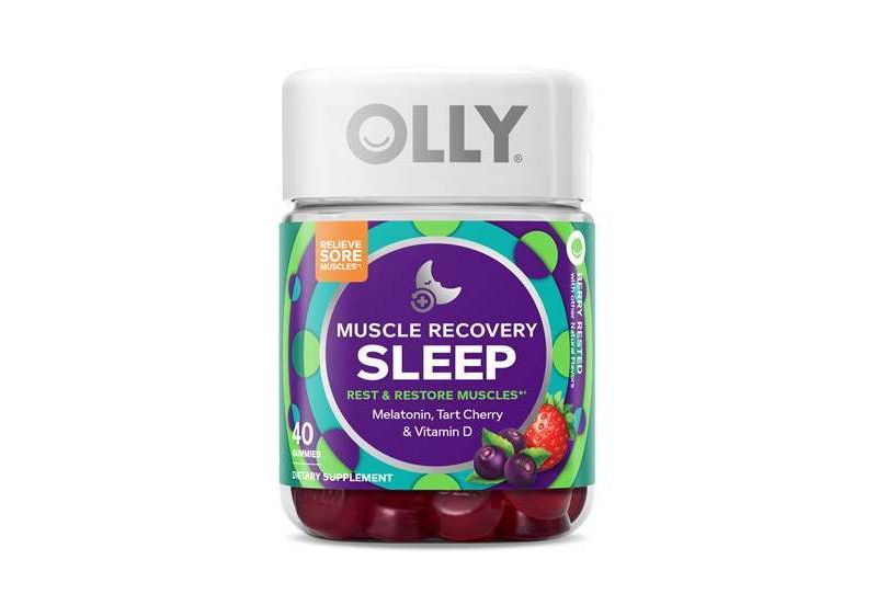 OLLY Muscle Recovery Sleep Gummies - Berry - 40ct